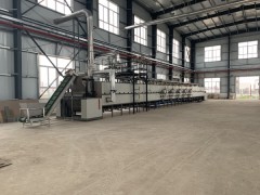 產(chǎn)品用途：工業(yè)粉體焙燒，規(guī)格：25-1.5米燃?xì)饩W(wǎng)帶窯